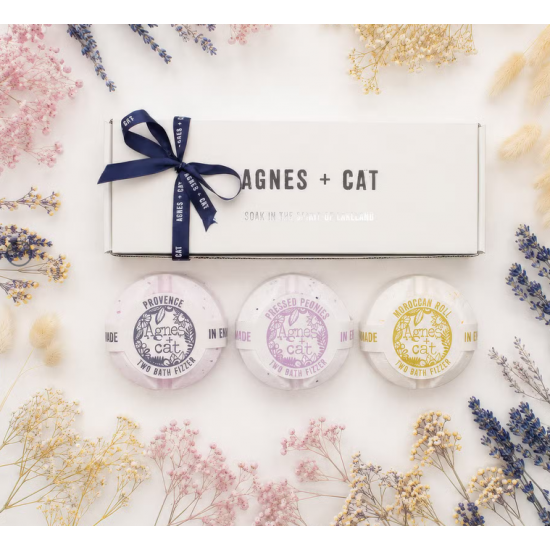 Agnes + Cat Secret Garden Bath Fizzer Gift Set