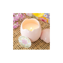 Wild Strawberry & Poppy Egg Shaped Candle