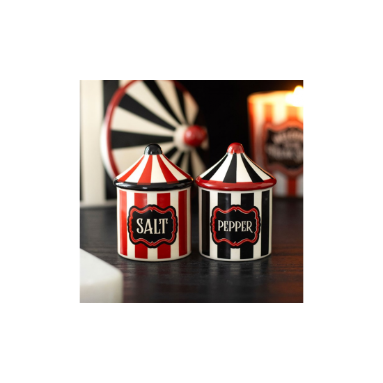Circus Tent Salt and Pepper Shakers